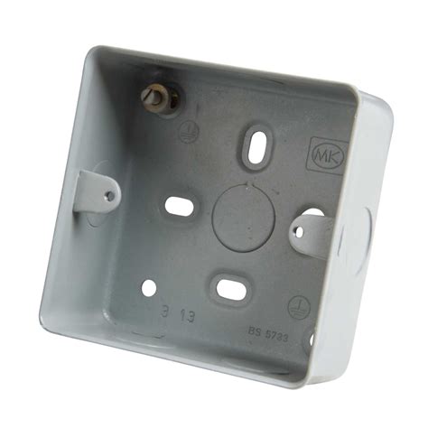 mk metal clad 1 gang back box|metal clad flex outlet.